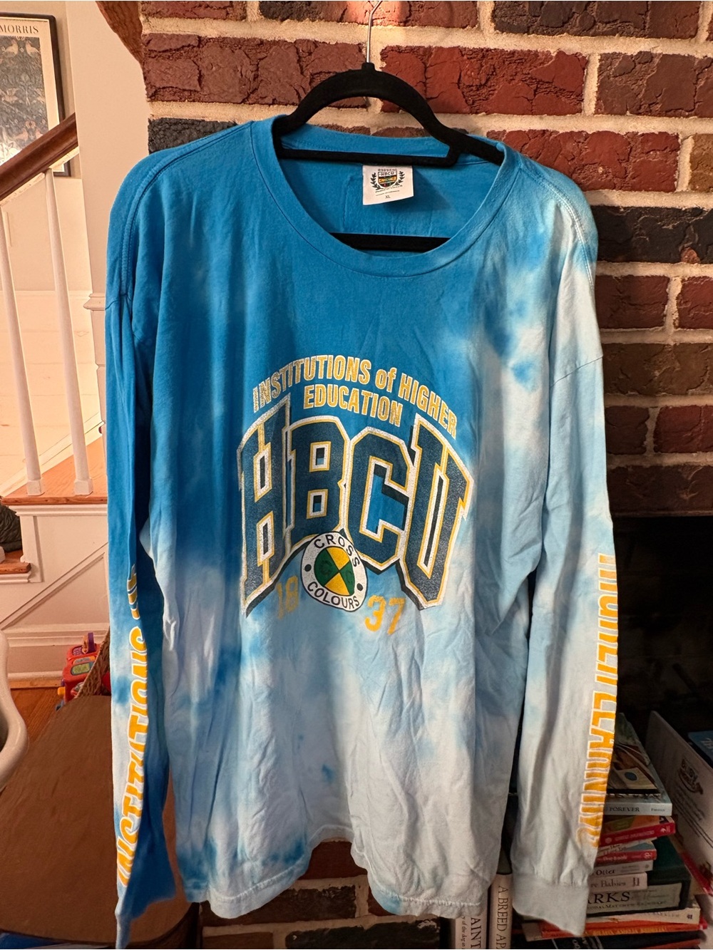 HBCU Cross Colours Institutions Of Higher Education Long Sleeve Shirt XL